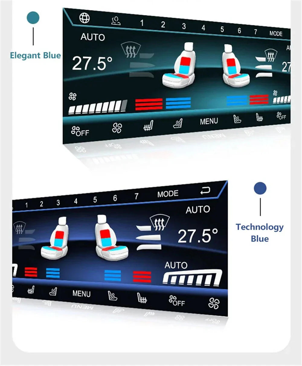 10.25" Touchscreen Digital Climate AC Control Panel for BMW X1 (2016-2022)