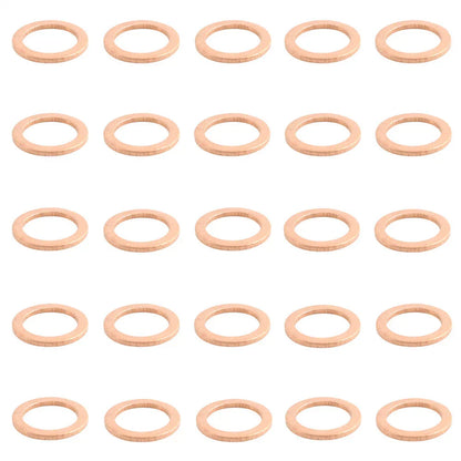 25 x Oil Drain Plug Copper Crush Washers for Benz C450 C63 CLA45 AMG (2015-2020)