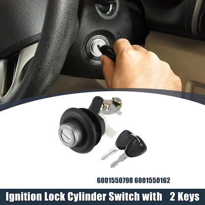 Ignition Switch Lock Cylinder w/ 2 Keys for Nissan Almera, Renault Sandero (2012-2020)
