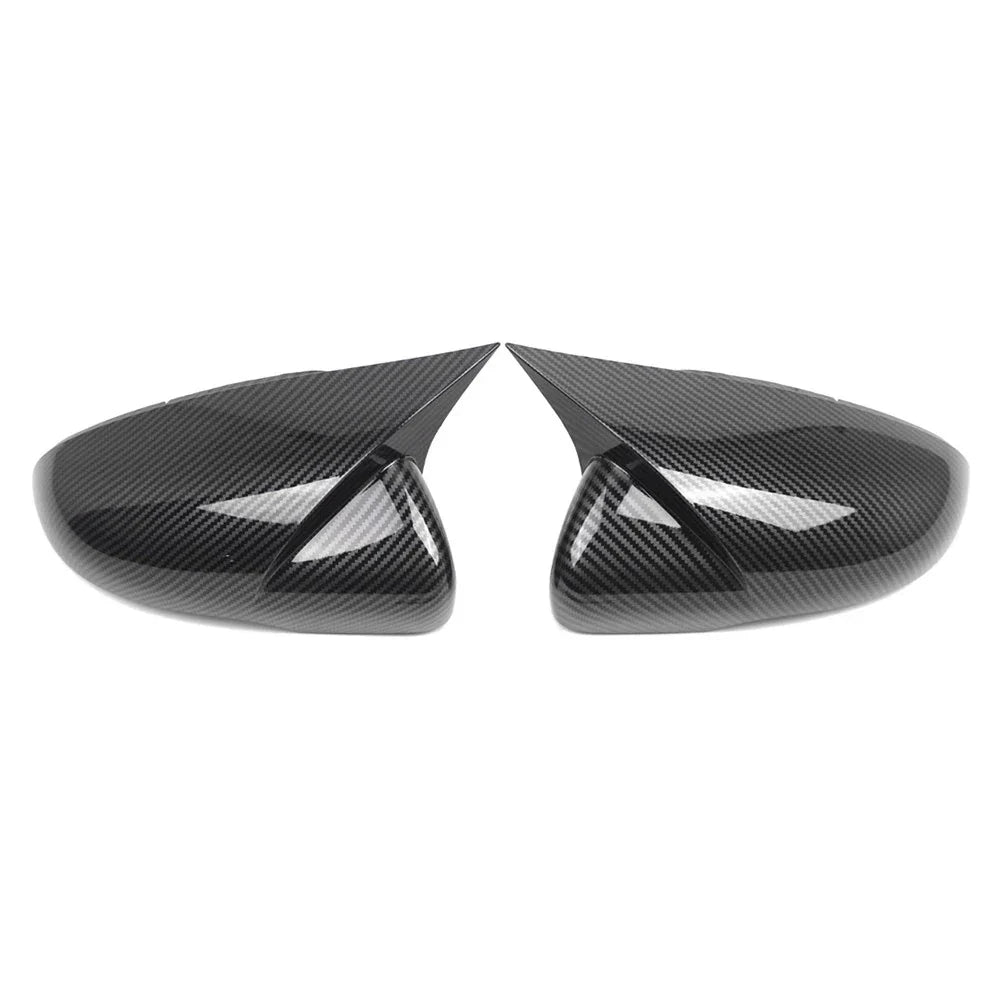 Carbon Fiber Black Side Mirror Cover Caps for VW Golf MK6 (2009-2013)