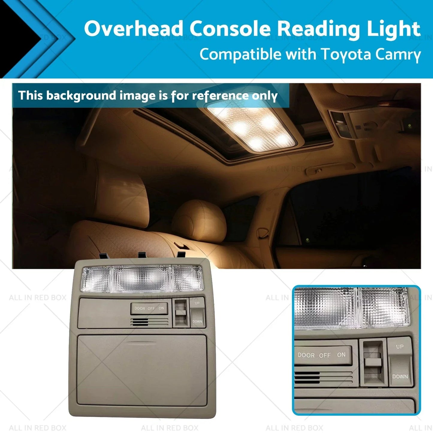 Overhead Console Reading Light for Toyota Camry (2007-2011)