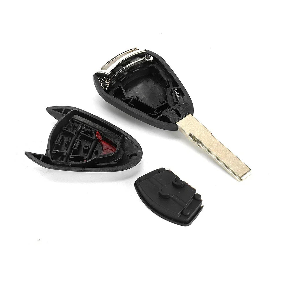 Black Key Case 3-Buttons for Porsche 911 997 987