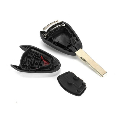 Black Key Case 3-Buttons for Porsche 911 997 987