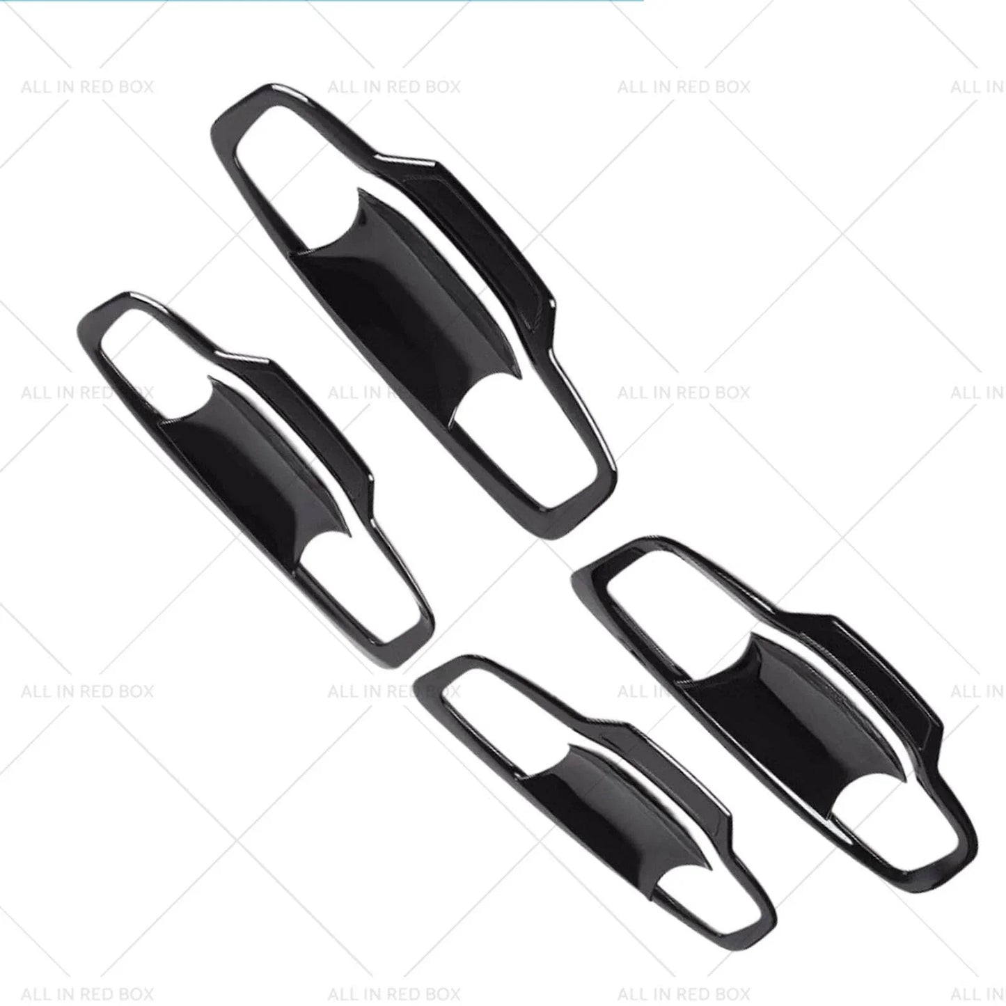 Gloss Black Door Handle Bowl Cover Trim for Mitsubishi Triton (2024+)