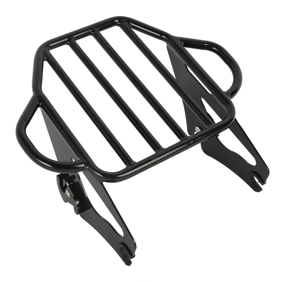 Black Detachable Luggage Rack for Harley Road King Electra Glide (2009 - 2024)