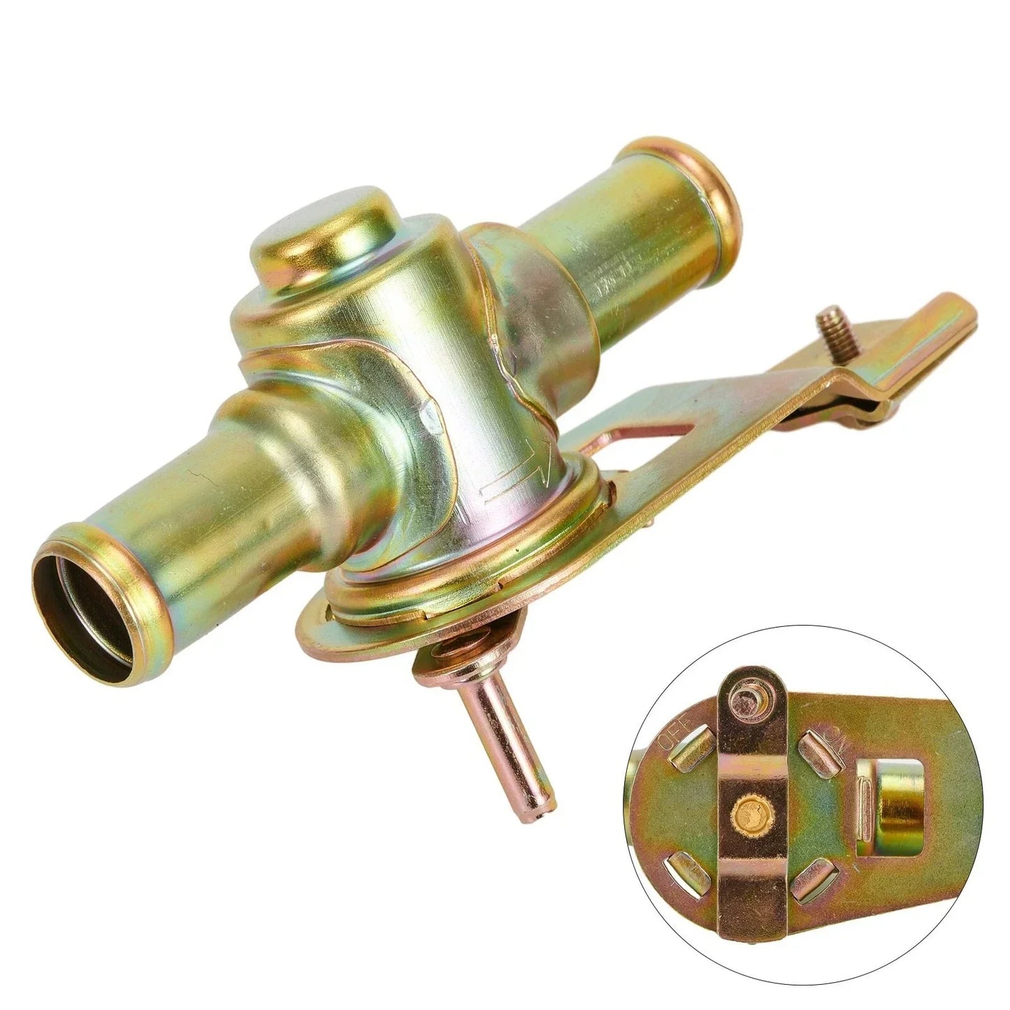 Heater Tap Valve / 16mm (5/8) / Cable Type Inline for Car Hot Rod