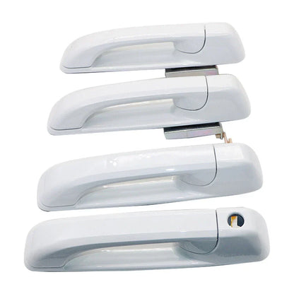 Bright White Door Handles for Dodge Ram 1500 2500 3500  - 4x