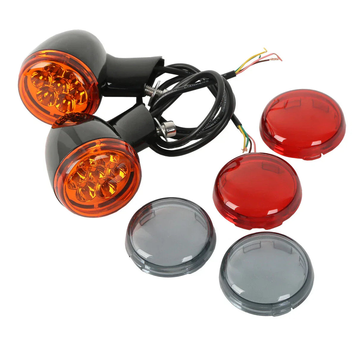 Rear LED Turn Signal Lights Bracket for Harley Sportster XL 883 1200 (1992-2022)