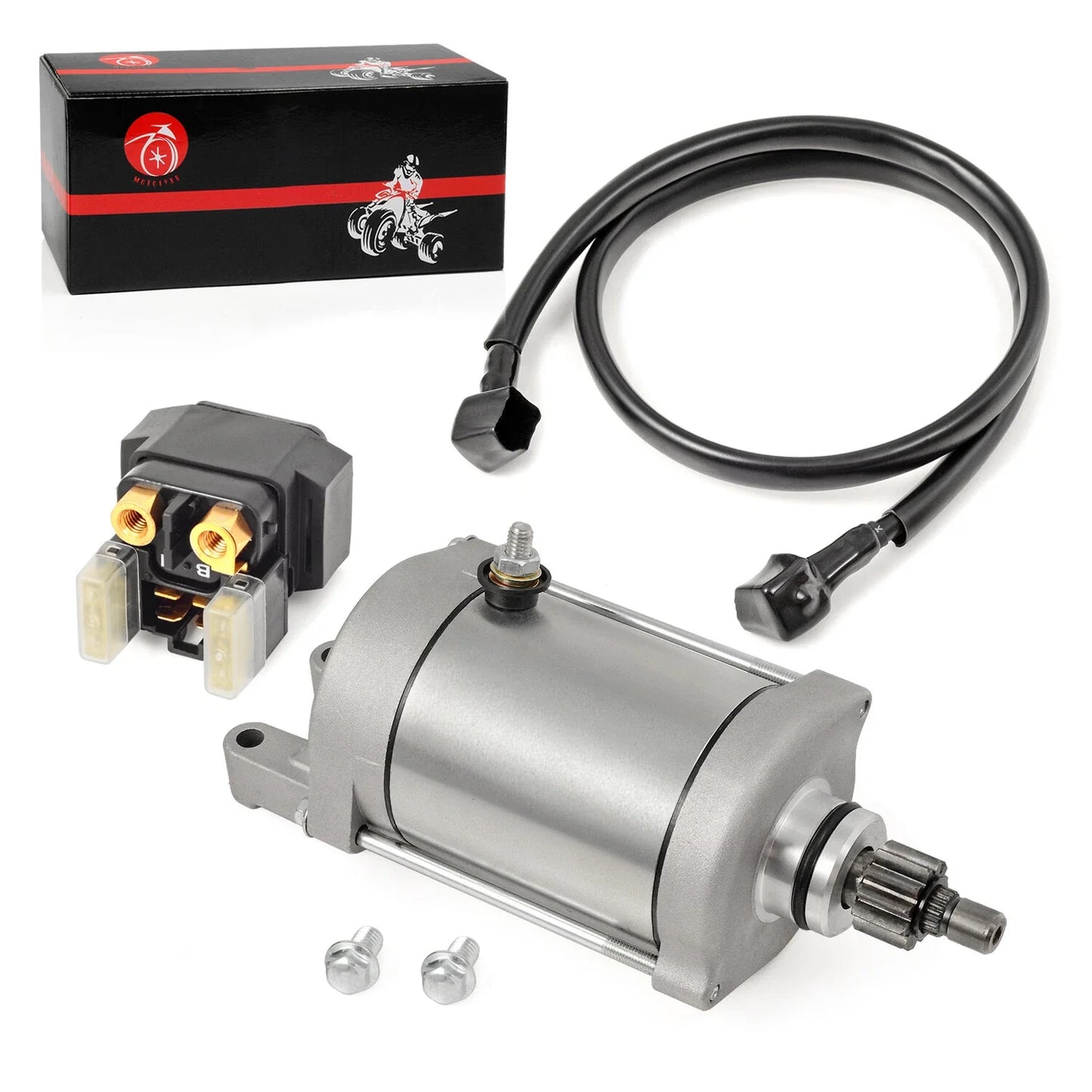 ATV Starter Cable Wire & Solenoid Relay Assy for Yamaha Raptor 660R (2001–2005)