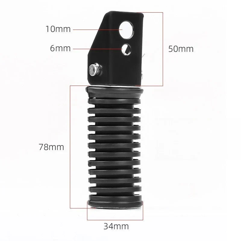 Rear Foot Pedals Textured Anti Slip for GN125 GS125