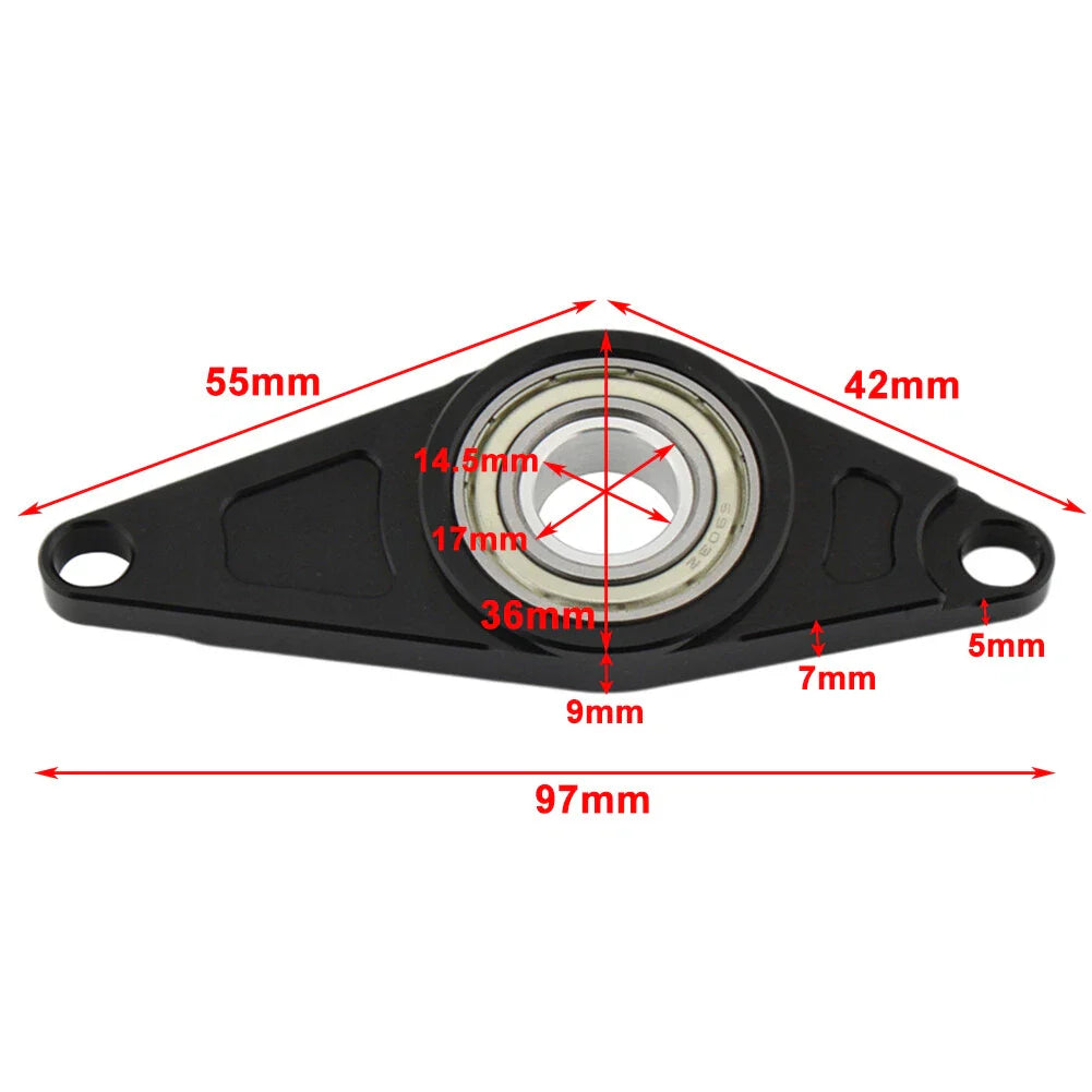 Blue Gear Shift Stabilizer Bracket for Suzuki GIXXER 250 V-Strom (2022-2024)