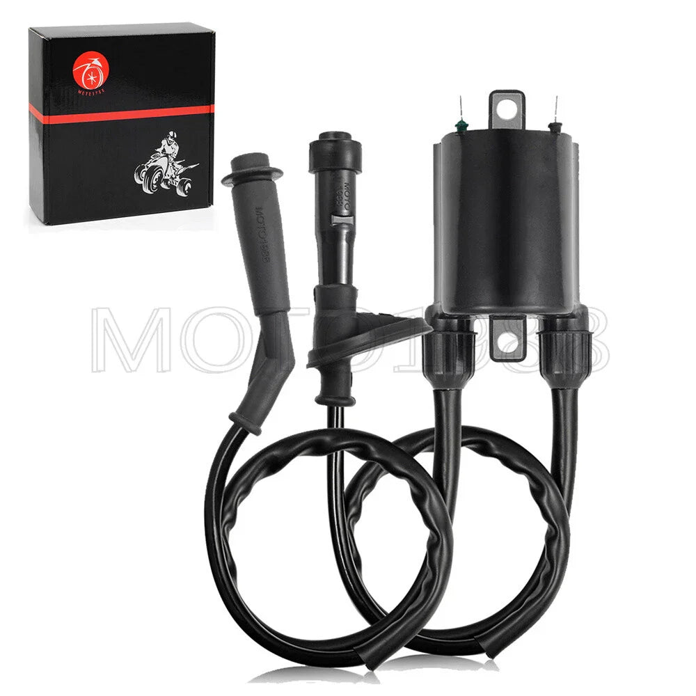 2 x Ignition Coil W Spark Plug Cap for Honda VT600C VT600Cd Shadow VLX (1988–2007)