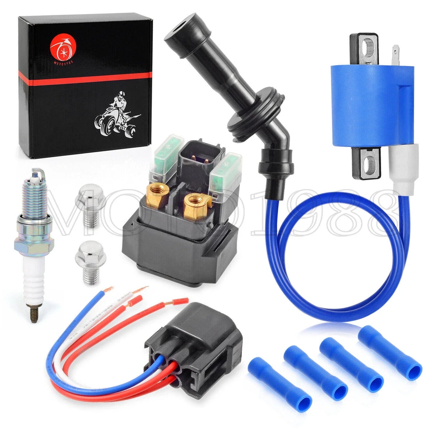 Ignition Coil Starter Solenoid Plug for Yamaha Rhino 660 (2004–2007)