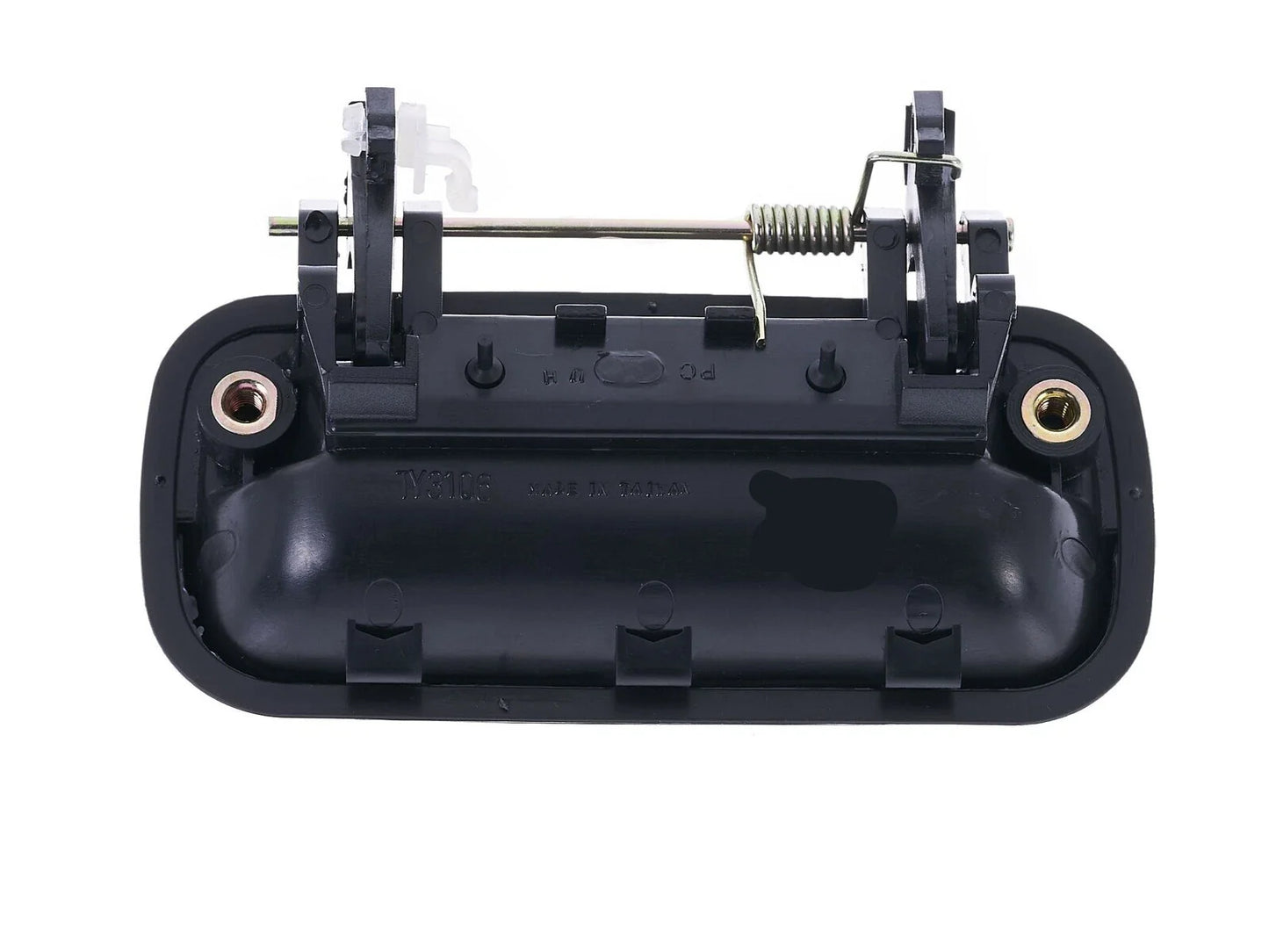 2pc Set Door Handle Outer Gloss Black Lever for Toyota Hilux (1988–1997)