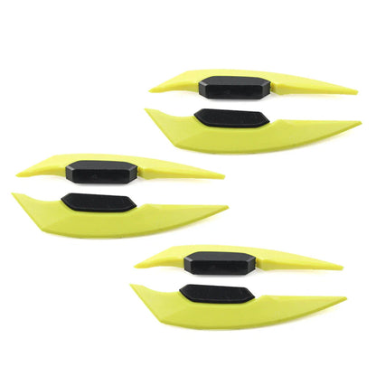 3 x Motorcycle Fairing Winglets Side Spoiler Deflectors for Universal Models