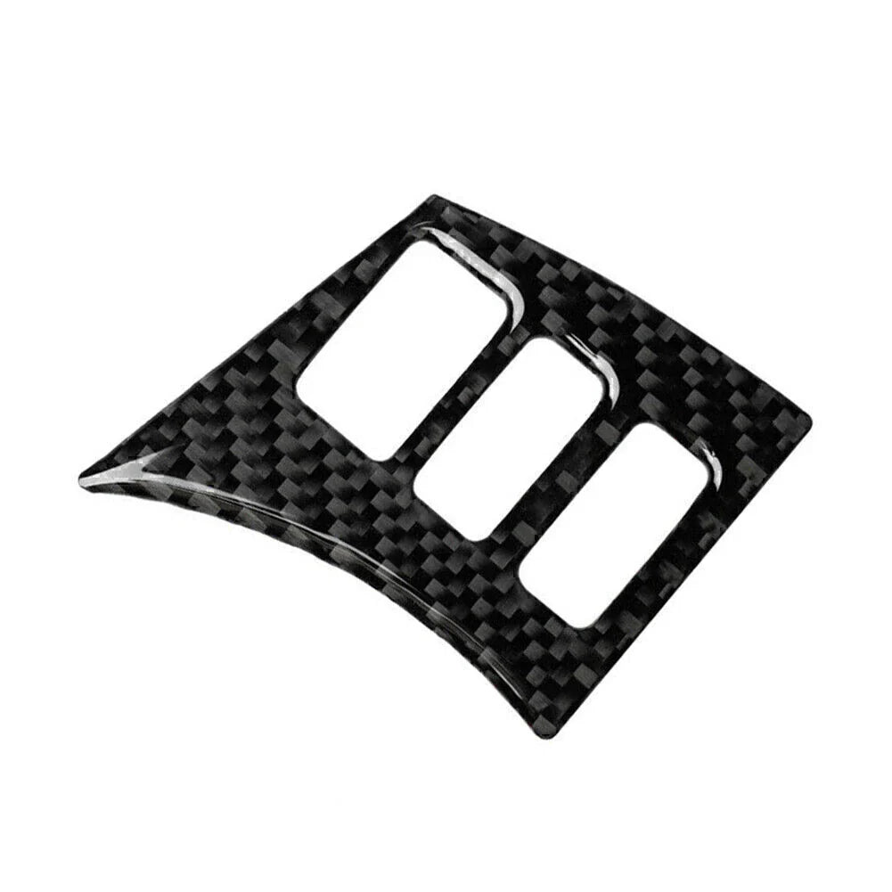 4Pcs Carbon Fiber Steering Wheel Panel Covers for Nissan 350Z (2006-2009)
