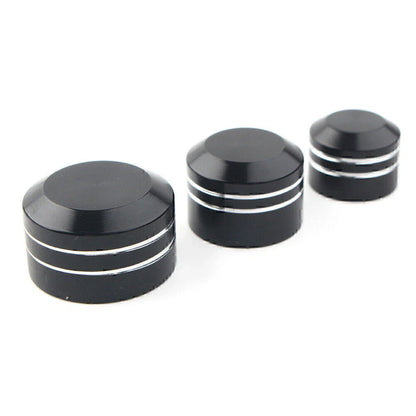 11mm Black CNC Inner Motor Bolt Topper Caps for Harley