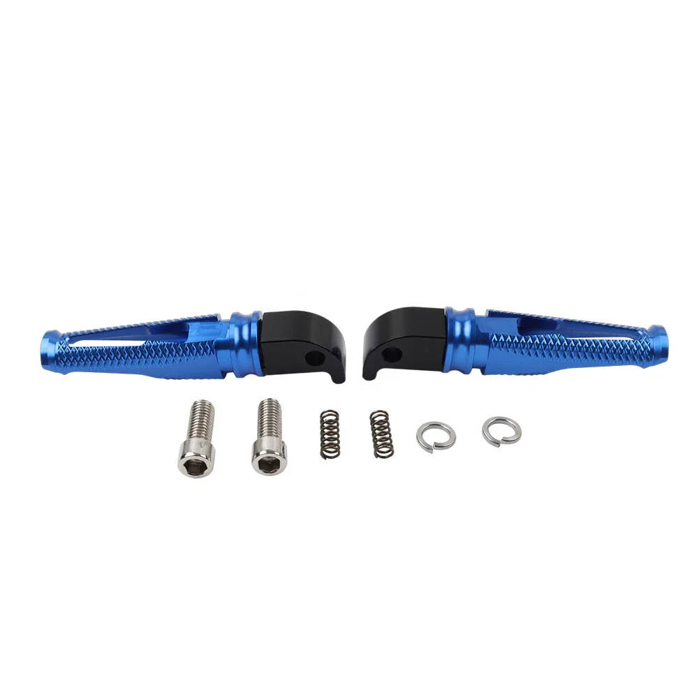 Rear Foot Pegs Passenger Blue for Yamaha R3 R15 R25 MT-03 MT-07 MT-09 XSR700 (2015-2023)