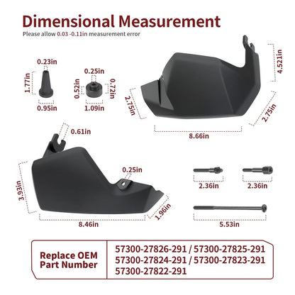 Hand Guard Set for Suzuki V-Strom 650 DL650 (2004-2011)