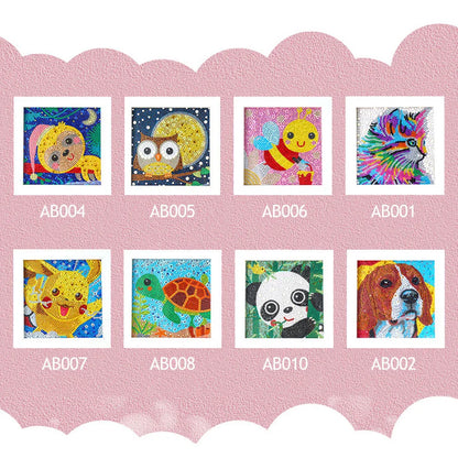 5D Cartoon Easy Diamond Painting Kit for Kids Fun