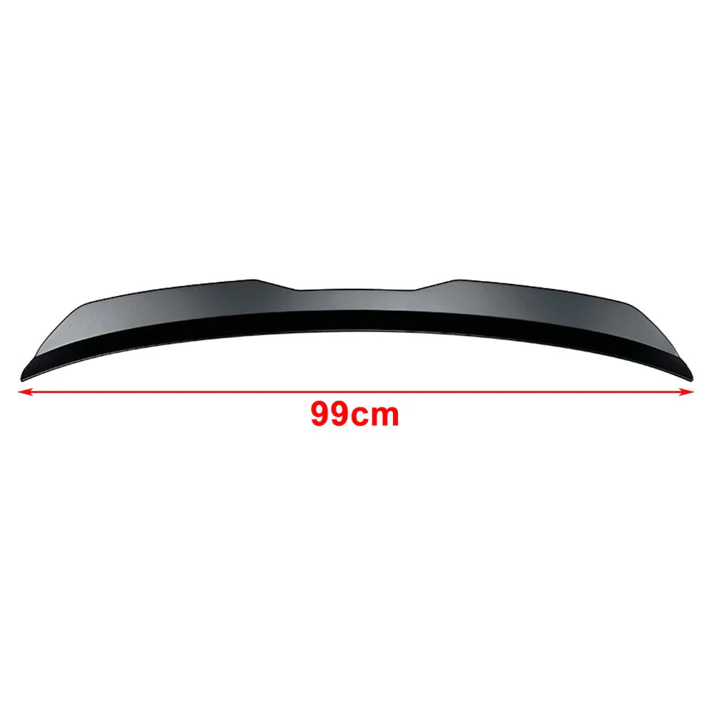 Universal Rear Roof Lip Spoiler Wing for Hatchback SUV MPV Bright Black