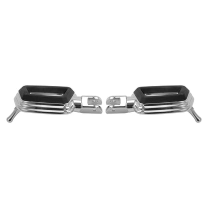 Chrome Driver Footpegs for Harley Softail Low Rider S (2018-2025)