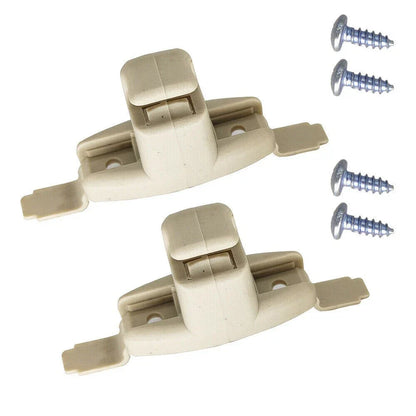 ABS 2x Sun Visor Clip for BMW 3 Series 5 Series 7 Series E46 E38 E39 E53 X5