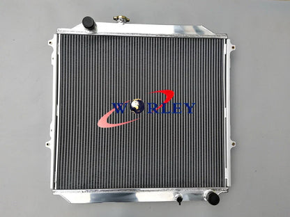 3 Row Radiator + Fan for Toyota Hilux Surf KZN185 KZJ90 KZJ95 (1996-2002)