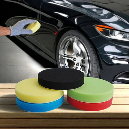 Pad 5x Flat Car Polishing Foam Buffing Sponge for Car Polisher