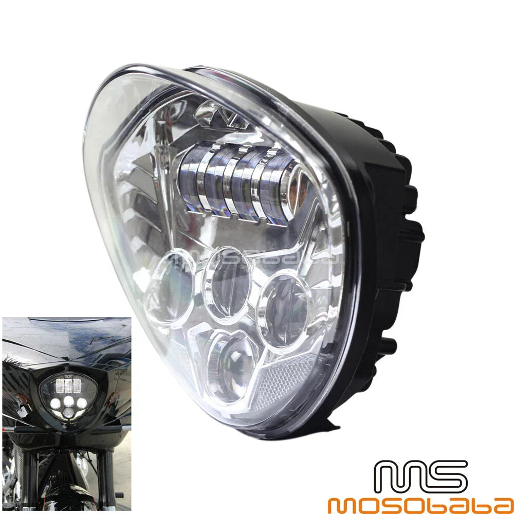 100W LED Headlight HI/LO Beam for Victory Cross Country Cruiser (2007-2016)