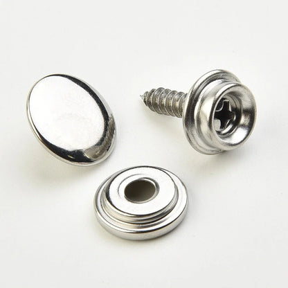 Snap Fasteners Fast Fabric Repair Kit Stud Button Rivet Clothing Leather