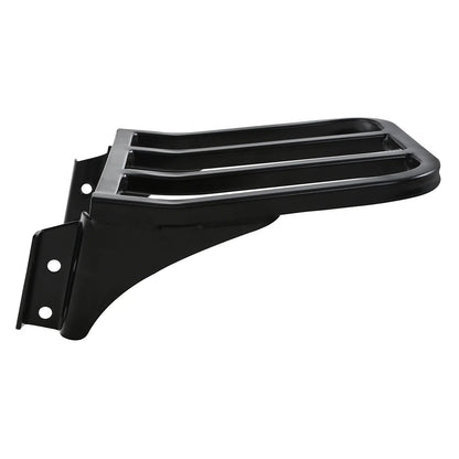 Black Detachable Rear Backrest Luggage Rack for Harley Dyna FXD FXDB (2006-2023)