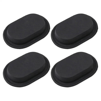4 x Rubber Floor Pan Drain Plugs for Jeep Wrangler Gladiator (2018-2023)