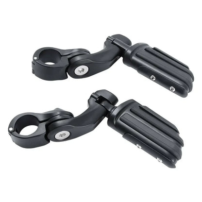 1-1/4" Short Angled Highway Bar Footpeg Mount for Harley Touring
