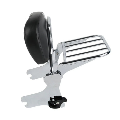 Chrome Sissy Bar Luggage Rack Docking Kit for Harley Touring (1997-2008)