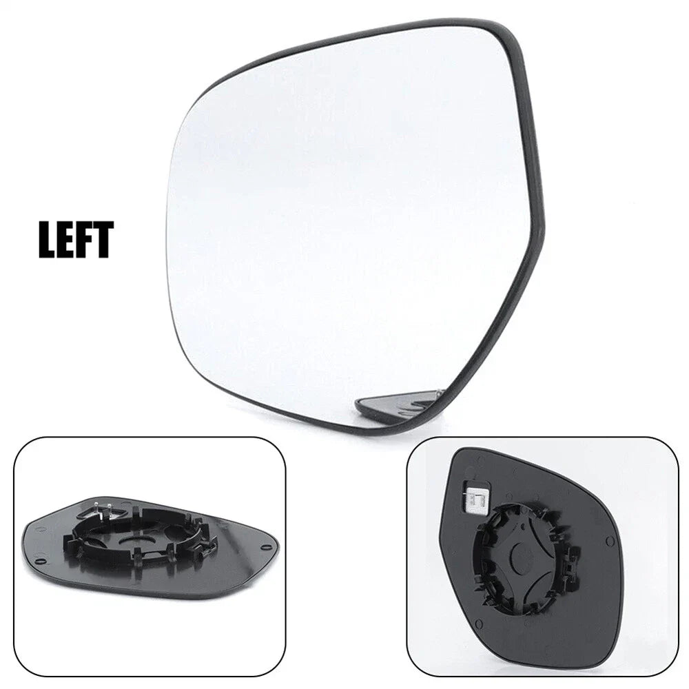 Heated Left Side Mirror Glass w/ Backing Plate for Mitsubishi Outlander (2014-20)