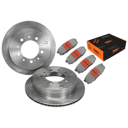 Rear Brake Rotors & Tora Pads for Landcruiser 200 Series (2007–2015)