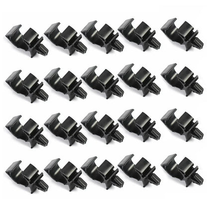 0.43inch 20x Car Harness Automatic Route Clamp for Unknown Make Model