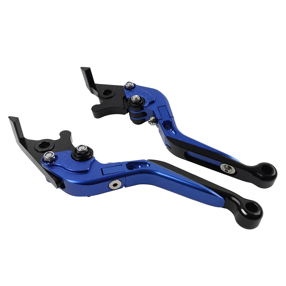 CNC Blue Extendable Brake Clutch Levers for Ducati Monster (2001-2015)