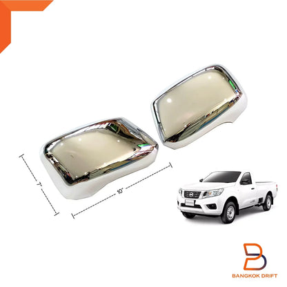 Chrome Side Wing Mirror Covers for Nissan Navara NP300 D23 (2015-2023)