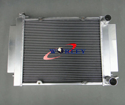 Aluminum Radiator & Fan Shroud for Mazda RX2 RX3 RX4 RX5 RX7 (1970-1985)
