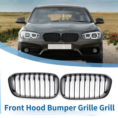 Front Bumper Grille for BMW 1 Series F20 Signal Slat (2015-2018)