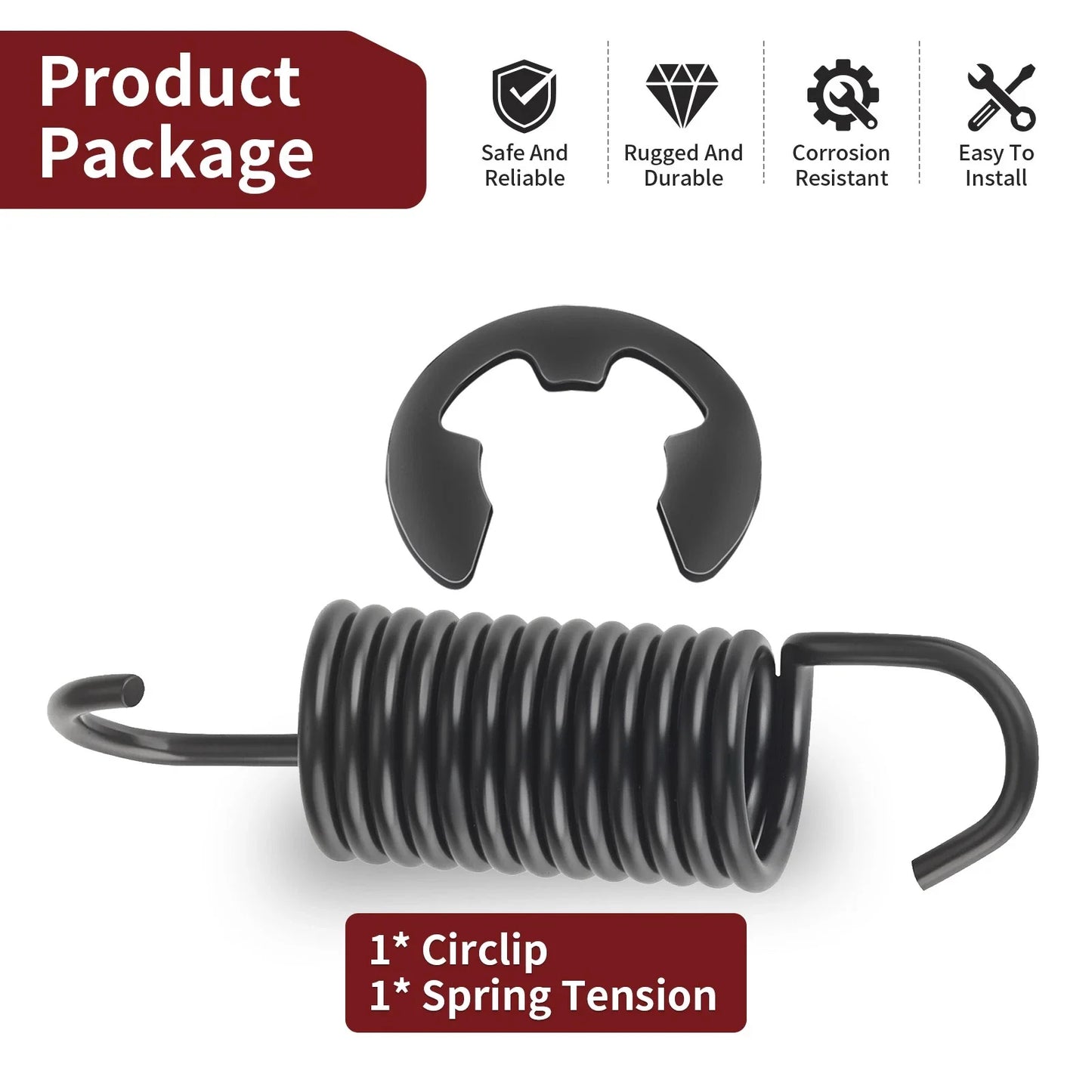 Rear Brake Spring & Circlip for Yamaha Raptor 350 (2004–2007)