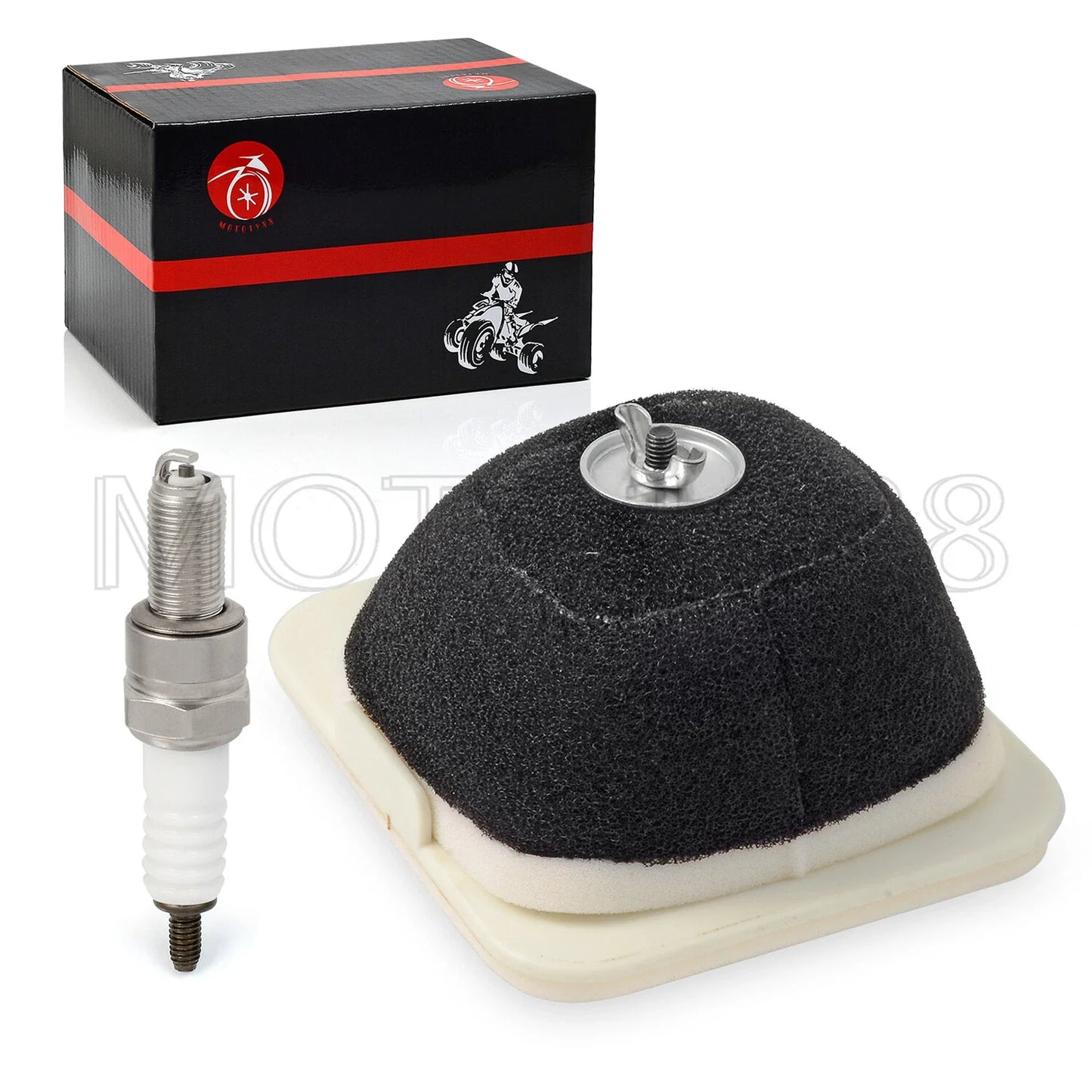 Air Filter Element and Spark Plug for YAMAHA TTR125 TTR-125 E L LE (2000–2024)