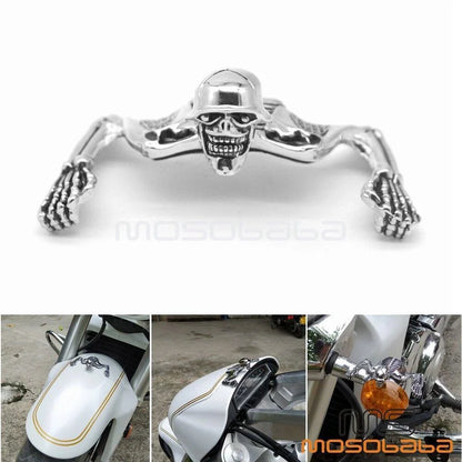 4" Headlight Visors & Fender Ornaments for Harley