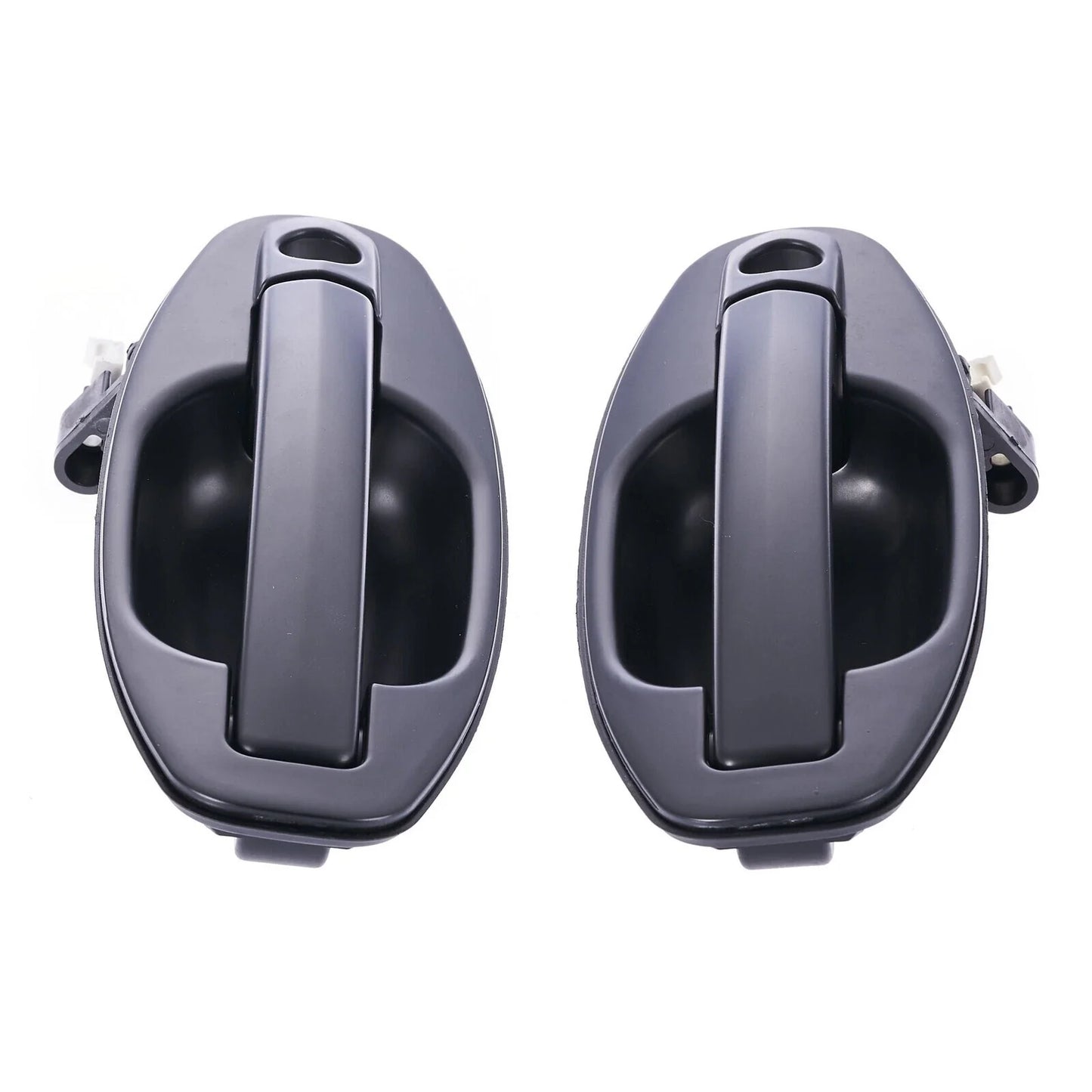 4pc Front/Rear Outer Door Handle Blk for Hyundai Santa Fe (2000–2005)