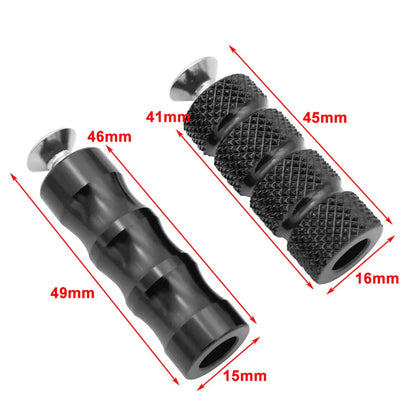 6mm Foot Peg Gear Shift Brake Lever Toe Peg Pedal for Universal Motorcycle Green