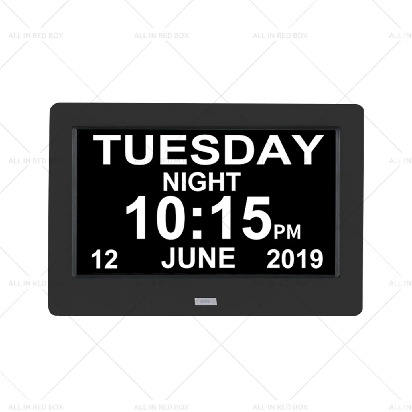 7" LED Digital Day Clock Calendar for Wall - Dementia Date Week Month Year