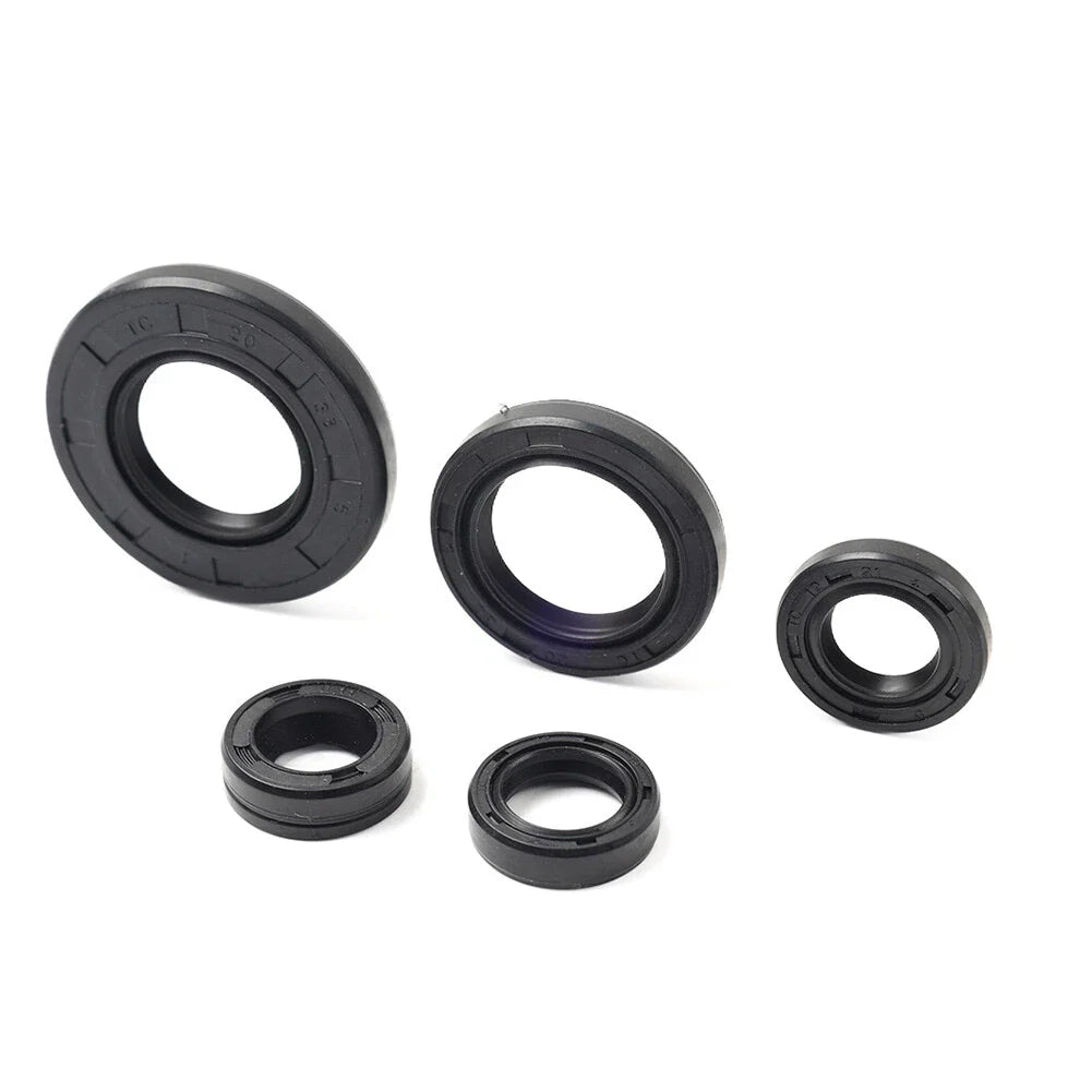 5 x Motorcycle Engine Gear Shaft Oil Seals for Yamaha YBR125 (2005-2016)