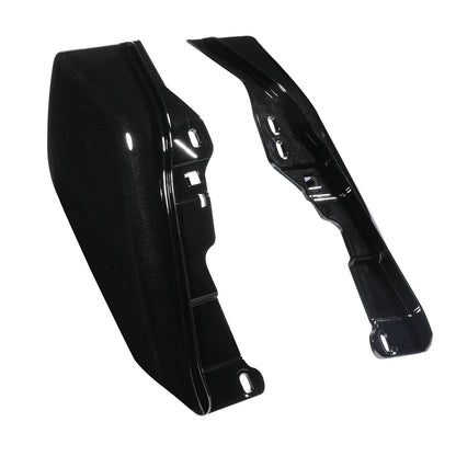 Mid-Frame Air Deflectors for Harley Road Glide (2018) - Black Vivid Black